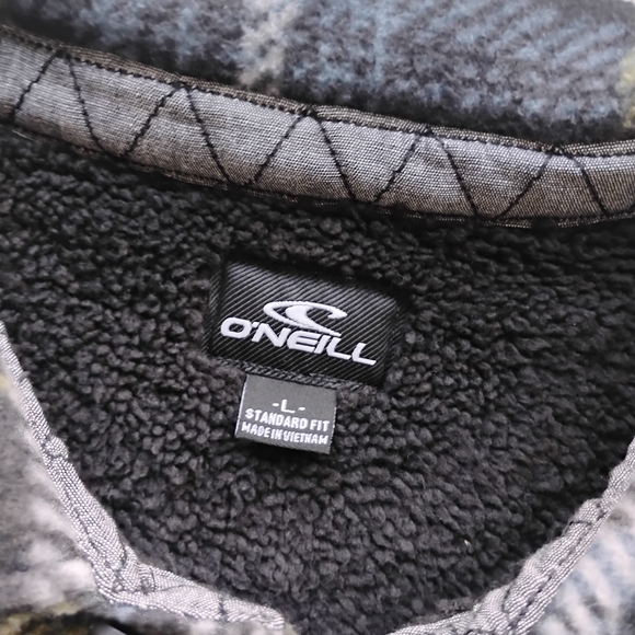 O'Neill NEW Spruce SuperFleece Sherpa Lined Flannel Jacket - Picture 14 of 16